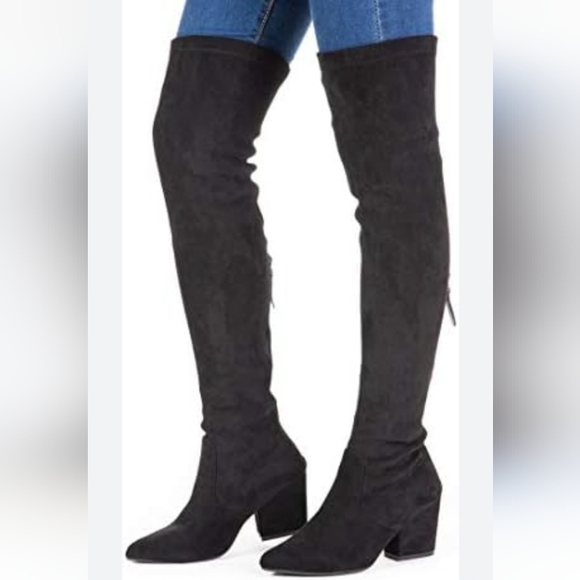 Zara Shoes - Size 39 Zara Black Over-the-Knee Boots